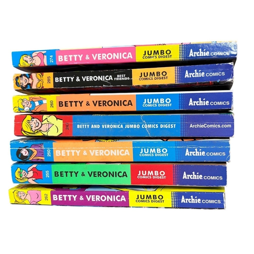 Lot of 7 Archie Betty & Veronica Jumbo Comics Digest Mixed Issues 2000s
